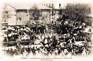 Tiaret - Inauguration Monument Lamoriciere - Defile Goum - 1910
